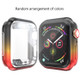 Colorful TPU Watch Protective Case for Apple Watch Series 3/2/1 38mm - Black/Yellow/Red