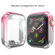 Color Splicing TPU Watch Case for Apple Watch Series 5/4 40mm - Pink/Grey