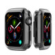 Flexible Soft Silicone Anti-aging Watch Cover for Apple Watch Series 4 40mm - Black