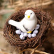 Rattan Nest Bird Bird Crafts Chicken Nest DIY Handmade Bird Nest Scene Props