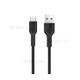 HOCO U31 Nylon Woven Texture 1m Type-C Data Sync Charging USB Cable for Huawei Mate 10 - Black