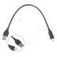 30cm Type-C to USB 3.0 Male 3A Charging Cable 5Gbps Data Sync Cord