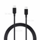MOMAX Zero Type-C to Type-C Data Cable 3A Charge Sync Cord 1m - Black