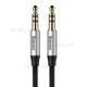 BASEUS M30 0.5m Male to Male Audio Cable for Phones, Tablets, PC devices - Black