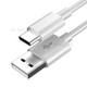 AMORUS USB Type-c Charging Data Sync Cable 1m for MacBook 12-inch with Retina Display(2015) / Huawei Mate 9 - White