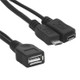 Micro USB Host OTG Cable with Micro USB Power for Samsung i9500 i9100 i9300 i9220 i9250
