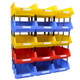 Thickened Oblique Plastic Box Combined Parts Box Material Box, Random Color Delivery, Size: 35cm x 20cm x 15cm