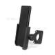 Anti-slip Motorcycle Bicycle Adjustable Mount Aluminum Bike Handlebar Mobile Phone Holder Handlebar Clip Stand for Mobile Phone 4-6.5inch - Black