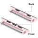 For Apple Watch Series 7 45mm / 6/5/4/SE 44mm / 3/2/1 42mm 1 Pair 22mm Stainless Steel Watch Strap Adapter Watchband Connector - Pink