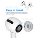 NEW BEE 6 Pairs S/M/L Noise Blocking In-ear Ear Tips Soft Silicone Earbuds Caps with Storage Box for Apple AirPods Pro