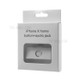 2 in 1 Home Button to Audio Jack + Lighting Charging Port for iPhone X/8/8 Plus - Silver