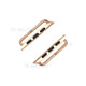 2Pcs/1 Pair Watchband Connectors Smart Watch Parts for Apple Watch 38mm/40mm - Rose Gold