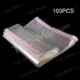 100Pcs/Lot Transparent PE Packing Bag for Case & Accessories, Size: 36.8 x 27.2cm