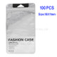 100Pcs/Lot Matte Clear Retail Package PP Ziplock Bags for iPhone 7 Plus/Samsung Note7 Cases, 18 x 11cm