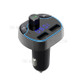 T24 Car FM Tranmitter Voice Navigation Bluetooth MP3 Player Vehicle Fast Charger for iPhone Samsung Huawei etc.