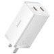BASEUS GaN3 Lite Fast Charger 67W C+C Gallium Nitride Portable Mini Charger Block Wall Charger Adapter (CN Plug) - White