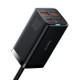 BASEUS GaN3 Pro Desktop Fast Charger 2U+2C 100W CN Plug CCDK100UC Wall Charger Charging Dock Station - Black