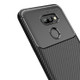 For LG K40S Beetle Series Carbon Fiber Texture Shockproof TPU Cas(Black)