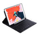 Bluetooth Keyboard Leather Stand Tablet Shell Case for iPad Pro 11-inch (2020)/(2018) - Black