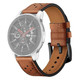 For Apply Samsung Galaxy Watch Active 20mm Leather Eyelet Sport Strap(Brown)