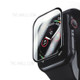 RURIHAI Full Glue 0.26mm HD Clear 3D Carbon Fiber High Alumina Tempered Glass Screen Protector for Apple Watch Series 7 45mm
