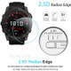 For Garmin Fenix 7 Ultra-Thin 0.3mm Watch Screen Protector 2.5D Hot Bending Explosion-proof Clear Tempered Glass Film