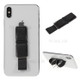 2-Loop Finger Ring Grip Stand Holder Mounts for Smartphone - Black