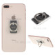 Removable Magnetic Finger Ring Grip Stand Supporting Wireless Charging for iPhone Samsung Cellphones - Black