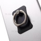 CMZWT Metal Ring Kickstand Finger Grip Holder Mobile Phone Bracket Stand - Black