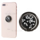 LGD Bling Diamond Finger Ring Grip Holder for Mobile Phone - Black