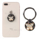 LGD Rhinestone Bowknot Series Finger Ring Grip Holder Stands for Smartphone - All Black