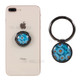 LGD Classic Floral Series Finger Ring Grip Holder Mounts for Mobile Phone - Black / Dark Blue