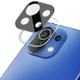 IMAK For Xiaomi Mi 11 Lite 4G/5G/11 Lite 5G NE/CC11 Camera Lens Protector HD Clear Integrated Tempered Glass Lens Film + Acrylic Lens Cap (Black Version)