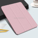 Horizontal Flip Ultra-thin Double-sided Clip Magnetic PU Leather Case for iPad Pro 12.9 inch (2018), with Three-folding Holder & Sleep / Wake-up Function(Rose Gold)
