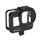 PULUZ Housing Shell CNC Aluminum Alloy Protective Cage with 52mm UV Lens for GoPro HERO8 Black(Black)