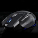 AULA Series SoulKiller II Colourful Light 7D Optical Competitive USB Wired Game Mouse, Maximum Resolution of 3500 DPI(Black)