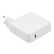 87W Type-C Power Adapter Portable Charger with 1.8m Type-C Charging Cable, EU Plug, For MacBook, Xiaomi, Huawei, Lenovo, ASUS and other Laptops(White)