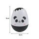 4 PCS Creative Cartoon Animal Egg Correction Tape Student Stationery School Supplies(Black Panda)