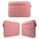 Universal Multiple Pockets Wearable Oxford Cloth Soft Portable Leisurely Laptop Tablet Bag, For 15.6 inch and Below Macbook, Samsung, Lenovo, Sony, DELL Alienware, CHUWI, ASUS, HP (Pink)