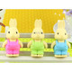 20 PCS Creative Cute Cartoon Rabbit Eraser, Random Color Delivery