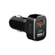 VEDFUN TurboDrive C210 Dual Ports Quick Charge 3.0 + SDDC Technology USB Car Charger for Smartphones and Tablets