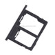SIM Card Tray + Micro SD Card Tray for Galaxy Tab A 10.5 inch T595 (4G Version) (Black)