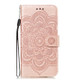 Mandala Embossing Pattern Horizontal Flip Leather Case for Galaxy Note 10, with Holder & Card Slots & Wallet & Photo Frame & Lanyard(Rose Gold)