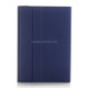 A05B Bluetooth 3.0 Ultra-thin ABS Detachable Bluetooth Keyboard Leather Case for iPad mini 5 / 4 / 3 / 2, with Holder(Dark Blue)