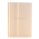 A05B Bluetooth 3.0 Ultra-thin ABS Detachable Bluetooth Keyboard Leather Case for iPad mini 5 / 4 / 3 / 2, with Holder(Gold)