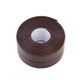 Durable PVC Material Waterproof Mold Proof Adhesive Tape  Kitchen Bathroom Wall Sealing Tape, Width:3.8cm x 3.2m(Brown)