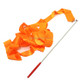 5 PCS 4 m Artistic Color Gymnastics Ribbon Dance Props Children Toys(Orange)