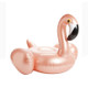 Inflatable Flamingo Shaped Floating Mat Swimming Ring, Inflated Size: 190 x 200 x 130cm(Rose Gold)