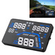 Q7 5.5 inch Car GPS HUD Vehicle-mounted Head Up Display Security System, Support Speed & Real Time & Altitude & Over Speed Alarm & Satellite Number, etc.