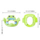 Baby Toilet Seat Cushion Toilet Seat Ring Baby Auxiliary Toilet Child Seat Washer(Green)